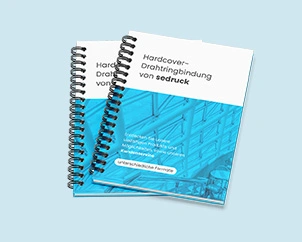 Portrait format wire bindings with hardcovers in stacks