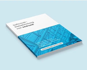 Closed perfect binding with softcover in portrait format