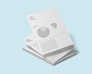 Loose leaf collection falling onto pile