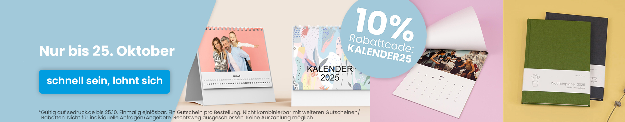 Tischkalender drucken und binden lassen